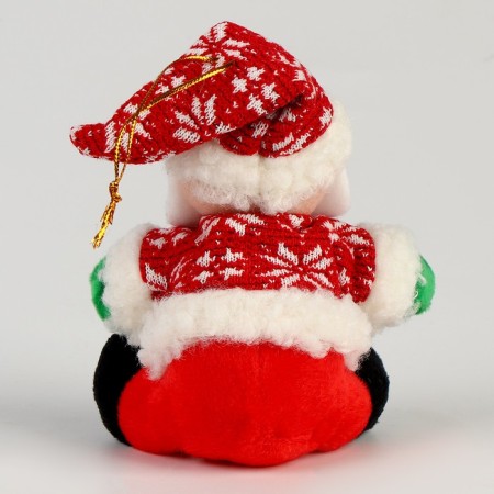 Soft toy "New Year" on suspension, species mix-2