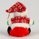 Soft toy "New Year" on suspension, species mix
