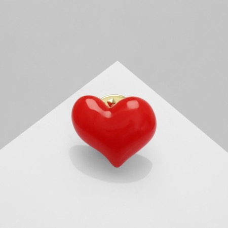 Heart icon, red color in gold-2