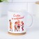 Sublimation mug "best friend", with application