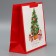 Package Gift New Year Laminated Square Happiness, 30 x 30 x 12 cm, new year