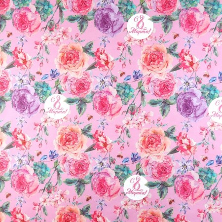 Paper Crafts "Flowers for March 8", 70 x 100 cm-1