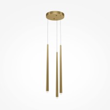 Светильник подвесной Maytoni MOD132PL-L18BSK, LED, 19Вт, 26х26х369,3 см, 1500Лм, цвет латунь