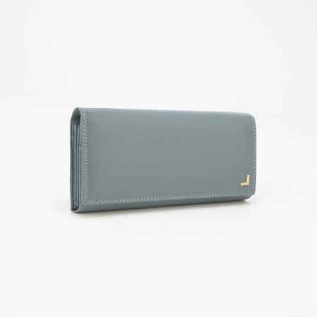 Women's wallet on magnets, blue color