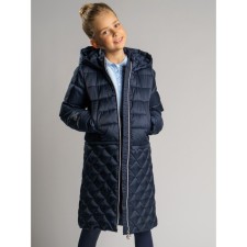 Coat insulated for a girl, height 128 cm