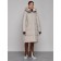 Coat insulated winter female, size 42, beige color