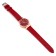 Women's watch, D-3.3 cm, red watches