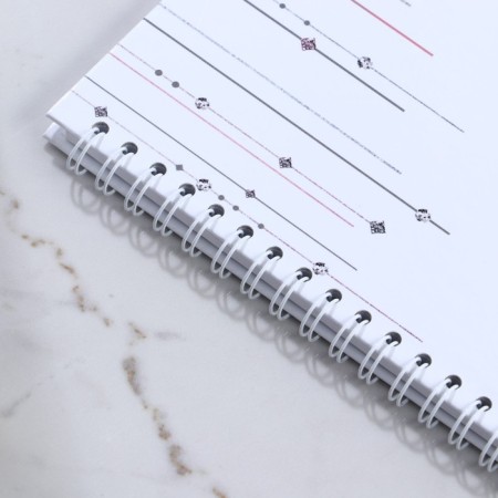 Book of wishes for the wedding "White with crystals."-4