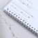 Book of wishes for the wedding "White with crystals."