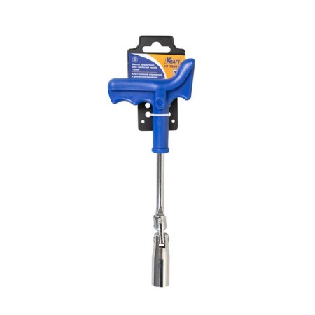 The KRAFT MASTER KT 700670 candle key, reinforced, with a plastic handle, 16 mm