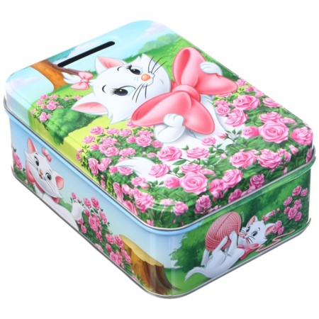 Piggy bank 14x10x5.8 cm, metal, cats aristocrats-3