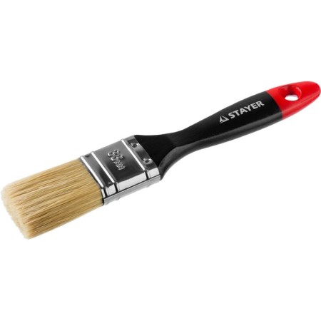 Brush flat Stayer Universal 0104-038, natural bristles, wooden handle, 38 mm-1