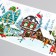 Decorative sticker Room Decor "Fairytale City" (Static) 21x53 cm