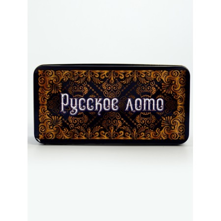 Russian lotto board game "Matryoshka", barrel 2.7 x 2.1 cm, 24 cards 21.4 x 7.9 cm-7