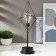 Nightlight 16128/1 LED from batteries 3haa black 11x22x36.5 cm Risalux