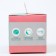 Container for storage of baby food, 250 ml., Pink color