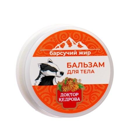 Balm-cream massage "Barsukor" Dr. Kedrova, 30 ml