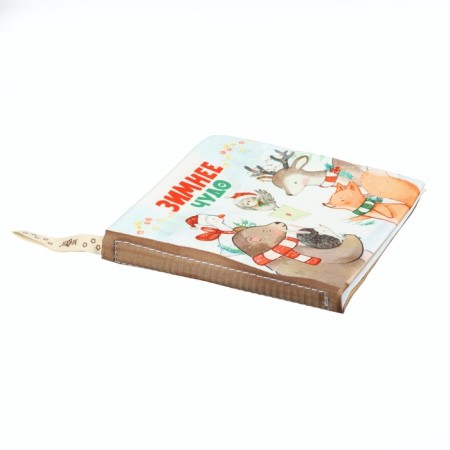 New Year's Book-Smecker "Winter Miracle", 12x12 cm, Mum & Baby-5