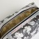Cosmetic bag with lightning, black color