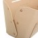QWERTY organizer for storage, from felt, 6 l, beige color