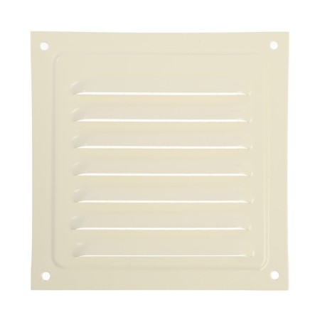 Ventilation grate Zein luxury RM1212sk, 125 x 125 mm, with a grid, metal, clone bone-3