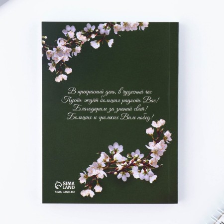 Gift set to the "beloved teacher": A6 diary, 120 l., Keychain, handle-12