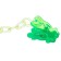 Nipple set - a dummy with a holder, SL, KL +6 months, with a cap "Butterfly", green