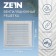 Ventilation grate Zein Lux RM1919C, 190 x 190 mm, with a grid, metal, galvanizing