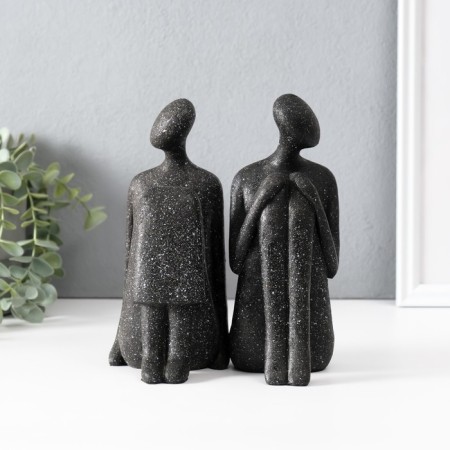 Polystone souvenir "close - far" black set 2 pcs 9x19x19.5 cm-6
