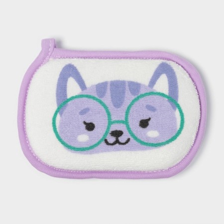 Baby washcloth for swimming up the Kitten, 12 × 8 cm, purple-4