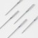 Needles for household sewing machines, universal, No. 80-100, 5 pcs