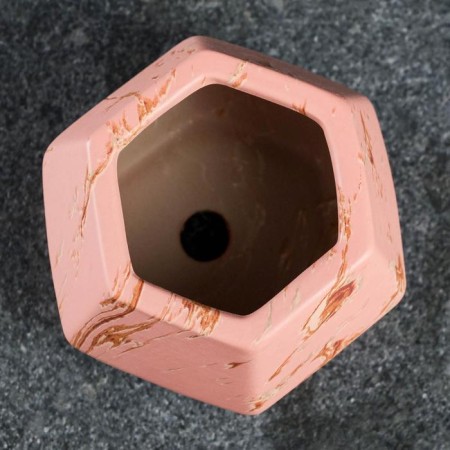 Pot "Romb" 10*10*6, pink-3