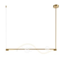 Suspension lamp Maytoni Mod289PL-L13BS3K, LED, 13 W, 1135x210x1950 mm, 650 lm, 3000k, brass
