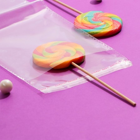 Packet with sticky tape, transparent 12 x 33/4 cm, 25 μm-4