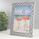 Photo frame plastic 13x18 cm "Black lines on white" 21.5x16.5 cm