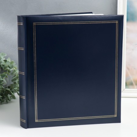 Photo album traditional on 30 sheets 29x32 cm blue