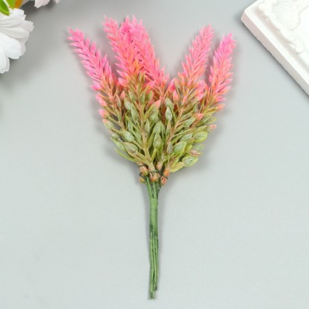 Artificial plant for the creativity of "lavender" 1 bouquet = 6 branches pink 14 cm-2