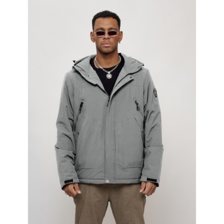 Sports male jacket, size 56, gray color-5