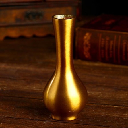 Vase "Leon" aluminum 7x7x17 cm