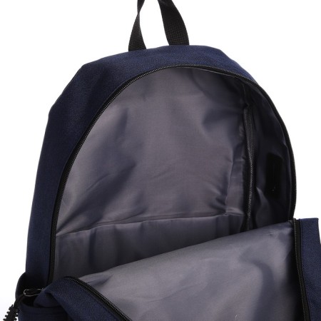 Youth backpack from lightning textiles, USB, 5 pockets, blue color-6