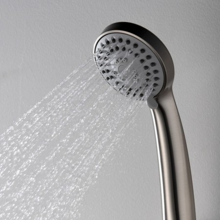 Shower watering can Wasserkraft A120, 3 modes, ABS plastic, nickel-2
