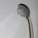 Shower watering can Wasserkraft A120, 3 modes, ABS plastic, nickel