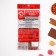Form for chocolate of the share "Heart", silicone, 23.2 × 12 × 1 cm, 15 cells (d = 3.3 cm), brown color