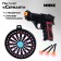 The sergeant gun, with a target, shoots suction cups, mix