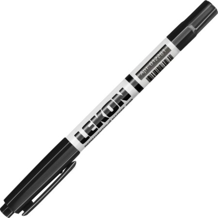Construction marker Lekon Duo 12281, permanent, felt, bilateral, 0.5 - 1 mm