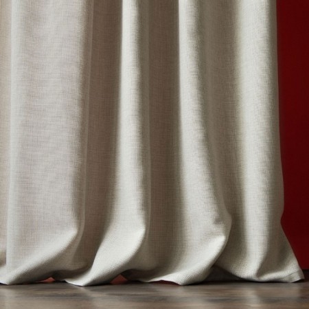 Set of curtains "Jerry", size 140 x 270 cm - 2 pcs, grab - 2 pcs, beige color-2