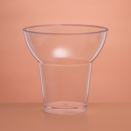 The form of plastic disposable for the cup buffet, 250 ml, transparent, 10 pcs/units.-2