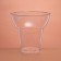 The form of plastic disposable for the cup buffet, 250 ml, transparent, 10 pcs/units.