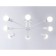 Lamp ceiling in the style of Ambrella Light, Loft, TR80408, 8HE27, white color