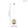 Suspension Mediouna, 1x40W E27